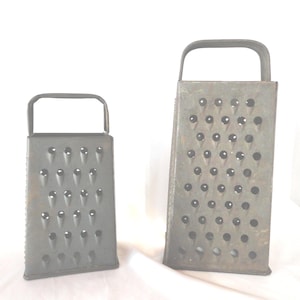 Vintage Bromco Metal Food Grater or Brite-Pride, Farmhouse Kitchen Decor
