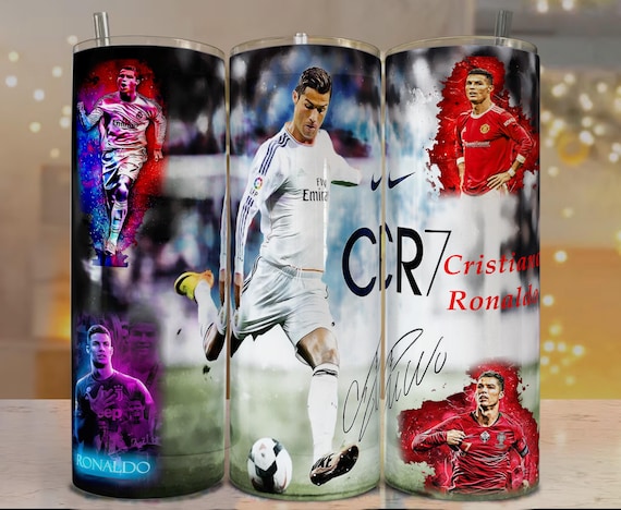 Ronaldo Tumbler Wrap, CR7 PNG File (Digital Download 20oz & 30oz Tumbler Design)