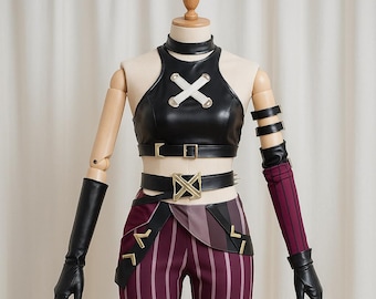 Disfraz de Jinx: disfraz de cosplay arcano para Halloween.