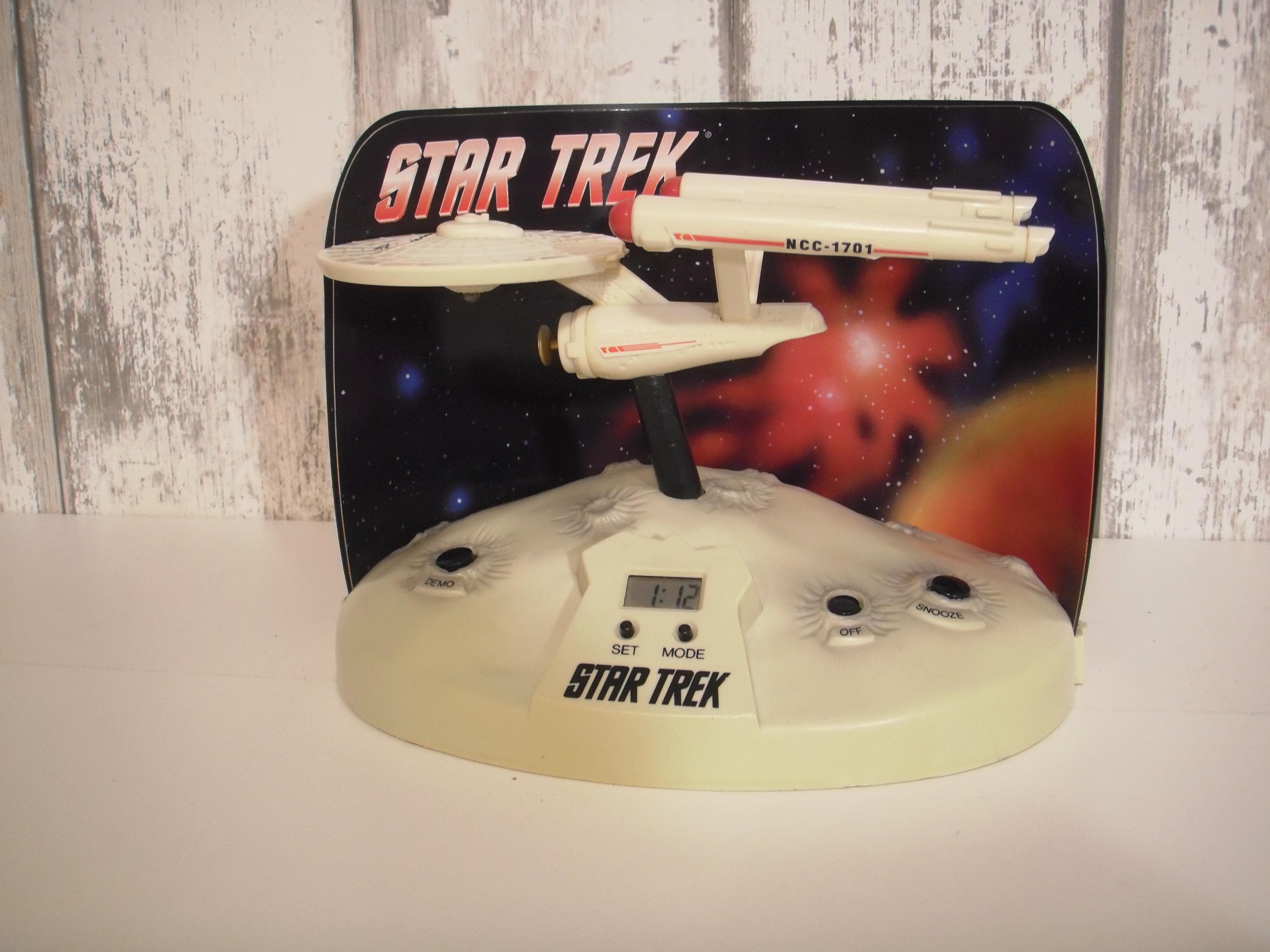Star Trek, Clock, USS Enterprise, Alarm Clock - Etsy