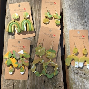 Olive Collection  - Polymer Clay Earrings