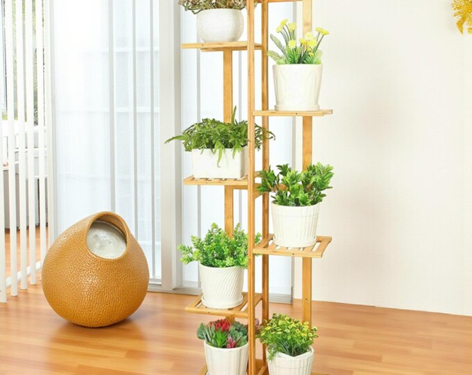 Wood Plant Stand Indoor Wooden Base Large Cache Pot Stand Flower Pot ...