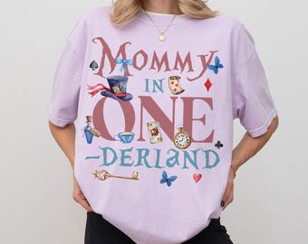 Alice In Wonderland Family Shirt, Disney Onederland Trip Sweatshirt, Daddy In Onederland, Mommy Fantasy, Disneyland Family Matching Shirts