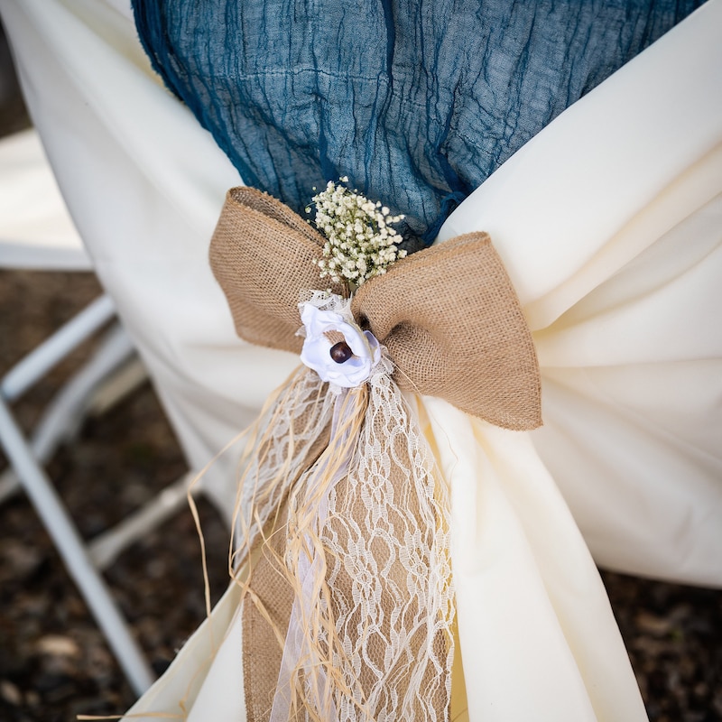 Wedding Bows for Chairs Etsy