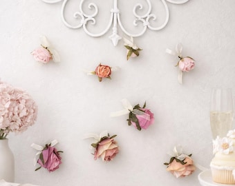 Hanging Rose Garland for Backdrop, Floating Garland Strand, Floral Curtain, Wedding Flower Decorations, Baby Shower Decor, Prom, Birthday