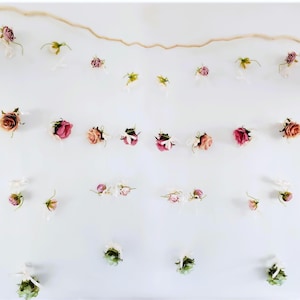 Hanging Flower Curtain Floral, Floating Flowers, Wall Hanging Flower Decor, Baby Shower Decor, Bridal Shower, Party Decor Backdrop Flower