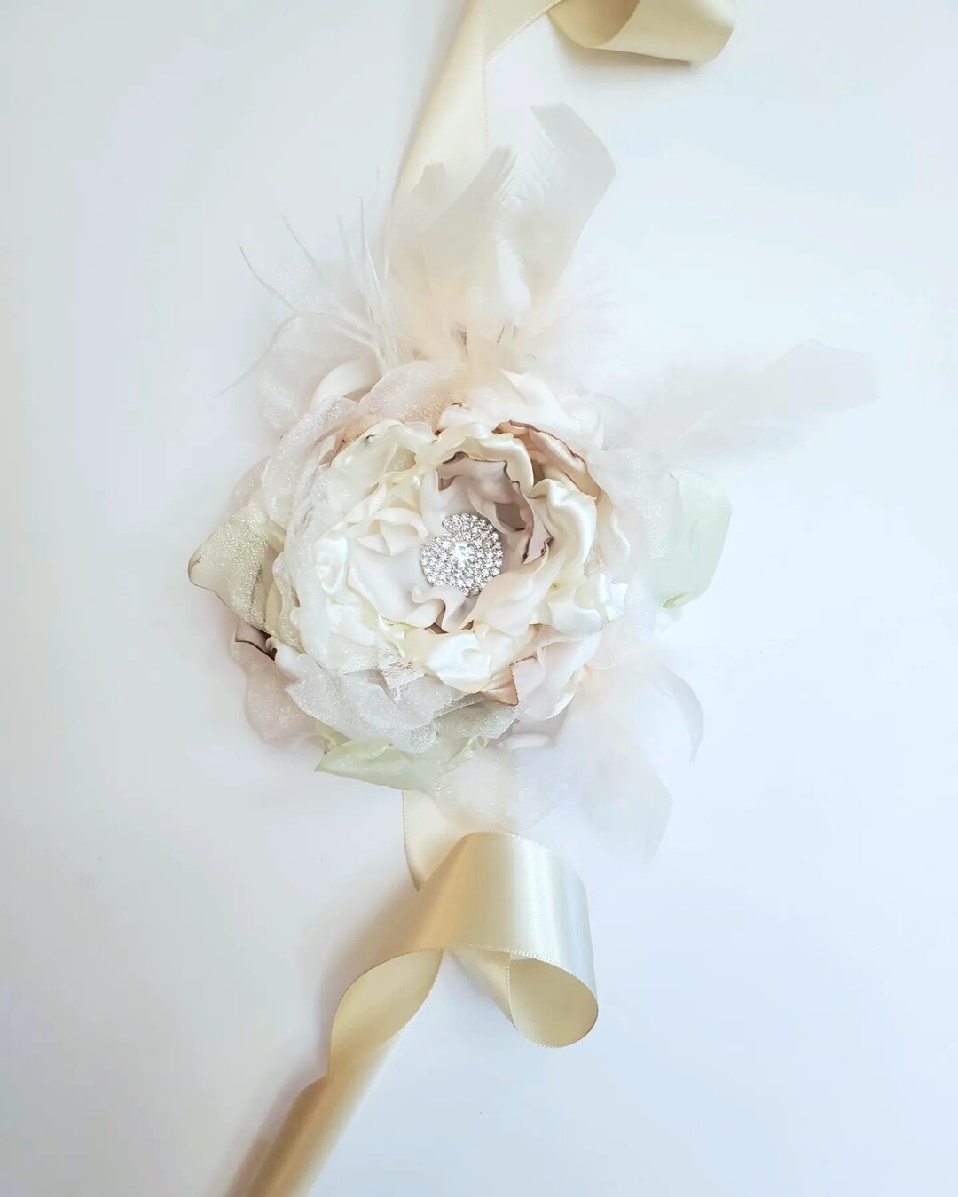 Corsage, Champagne Flower Corsage, Flower Bracelet, Bridesmaids Corsage