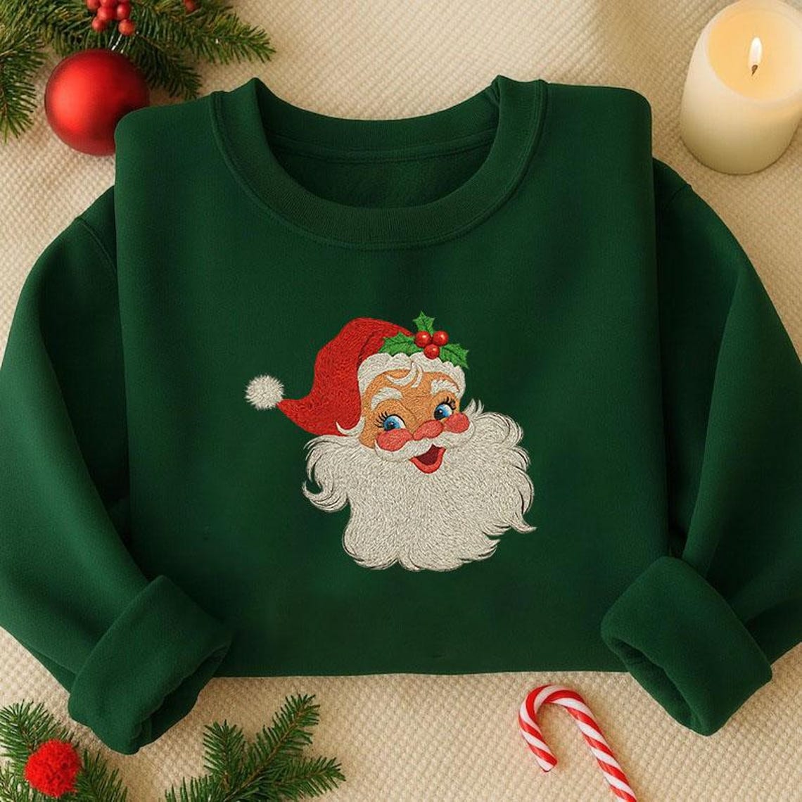 Embroidery Design Rocker Santa Retro Santa Embroidery Design, Vintage Christmas Embroidry File ...