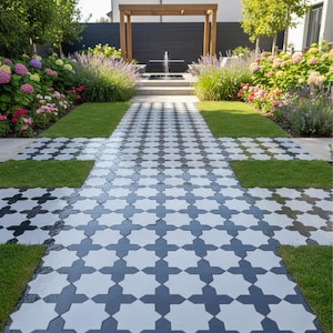 Azulejo zellige marroquí hecho a mano, azulejo con forma de estrella y cruz, azulejo artesanal de Fez para cocina, salpicadero, baño, decoración de pared, azulejo geométrico