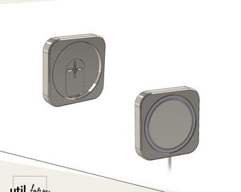 Support mural MagSafe 1re et 2e génération : impression 3D de fichiers STL 3MF (téléchargement numérique)