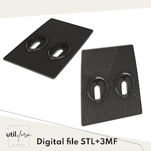 BMW X1 (2023+) Apple MagSafe Charging Pad: 3D Print STL 3MF Files (Digital Download)