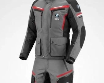 BMW Motorrad GS Rallye Motorcycle Suit Men Mesh Adventure Touring Biker Jacket & Pants off Road Riding Set 2 Piece Moto Gear Gift for Riders