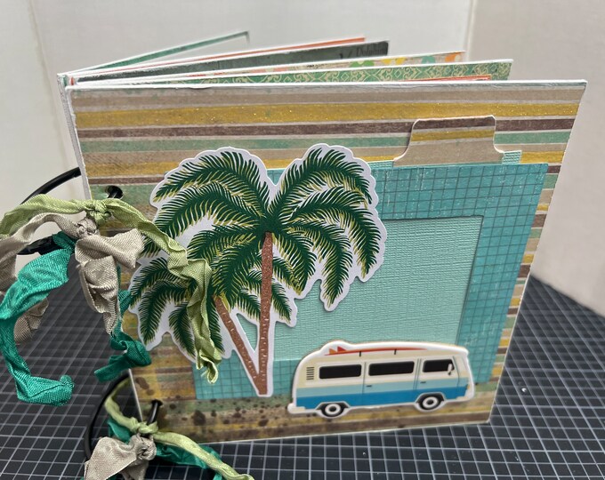 Hawaii Scrapbook Premade Pages Chipboard Book- 6 X 6 Scrapbook Album ...