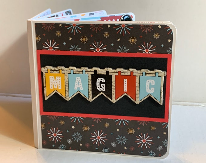 Disney Scrapbook Premade Pages Chipboard Scrapbook Mini Album Mickey ...