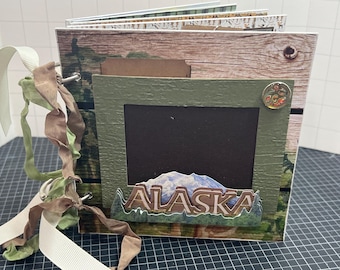 Hawaii Scrapbook Premade Pages Chipboard Book- 5x5 Album Summer, Beach ...