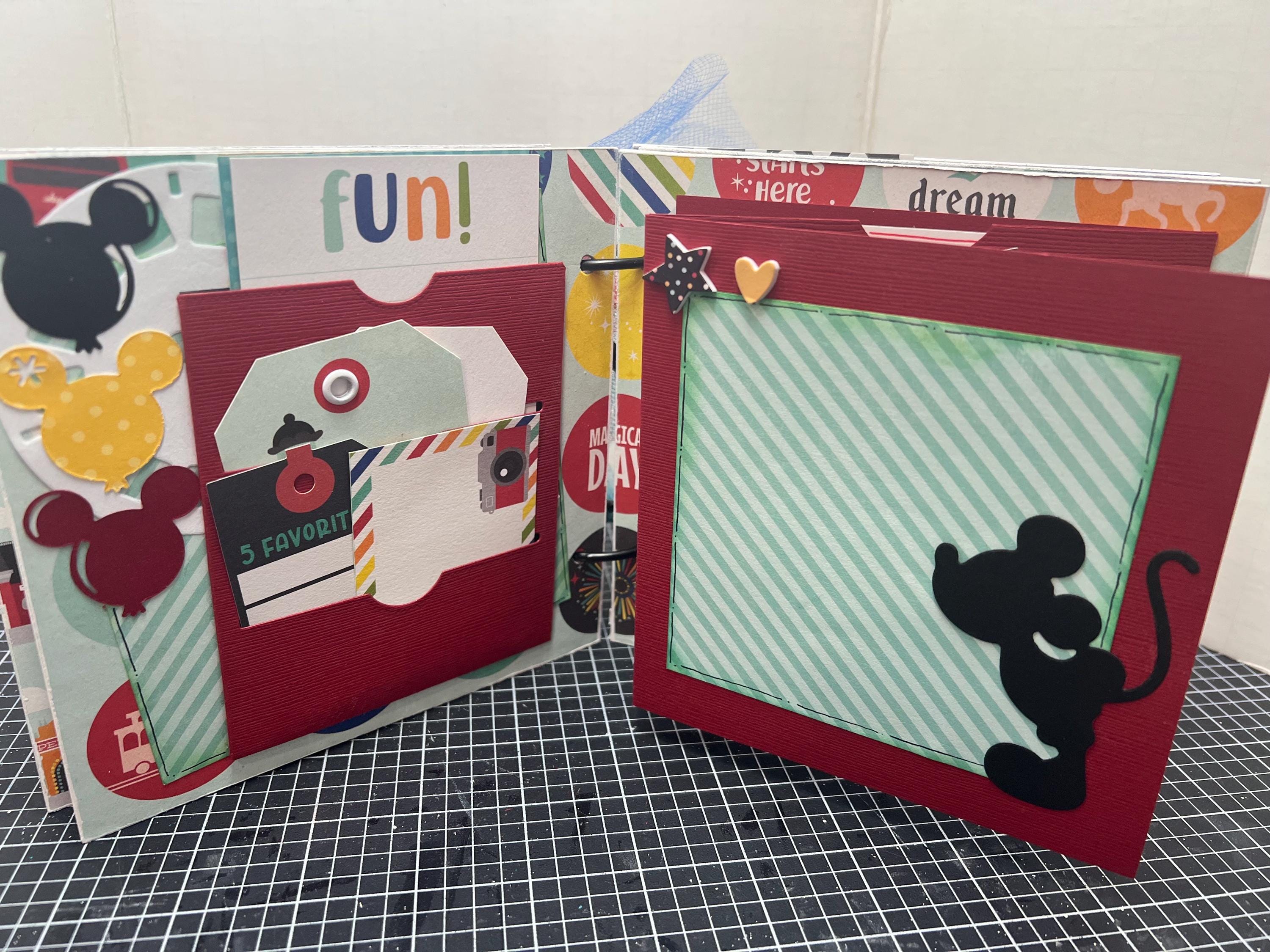 Disney Scrapbook Premade Pages Chipboard Book- 6 X 6 Scrapbook Album ...