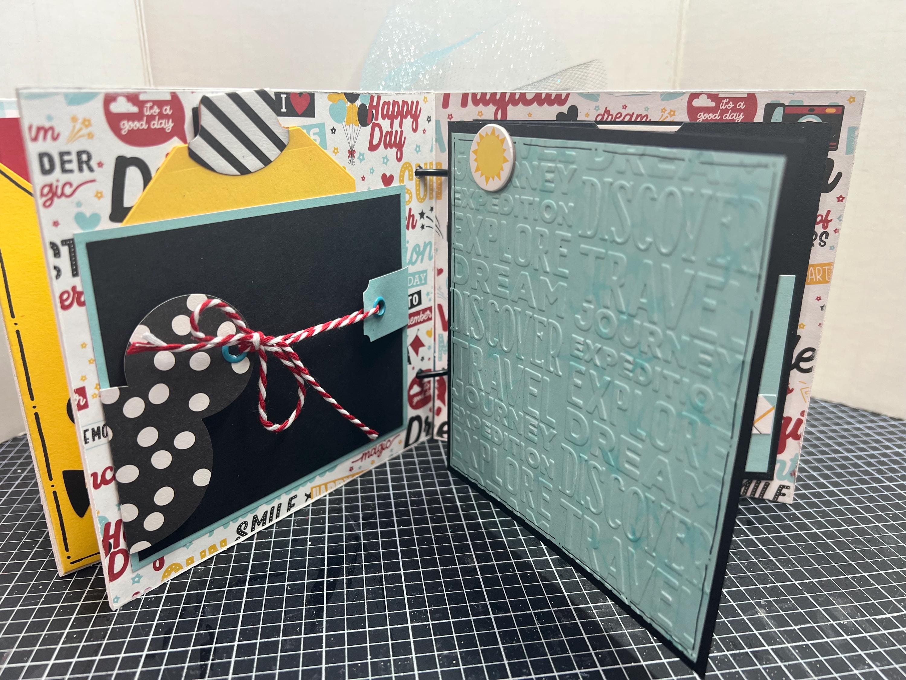Disney Cruise Scrapbook Premade Pages Chipboard Book- 6 X 6 Scrapbook ...