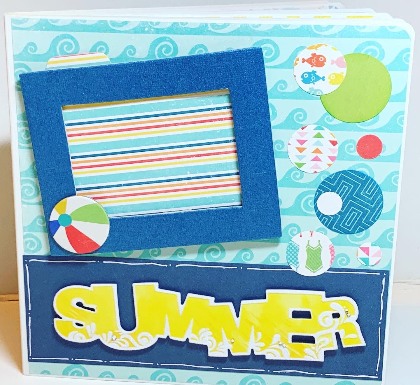 Scrapbooking Paper, Party & Kids beach vacation mini album Hawaii ...