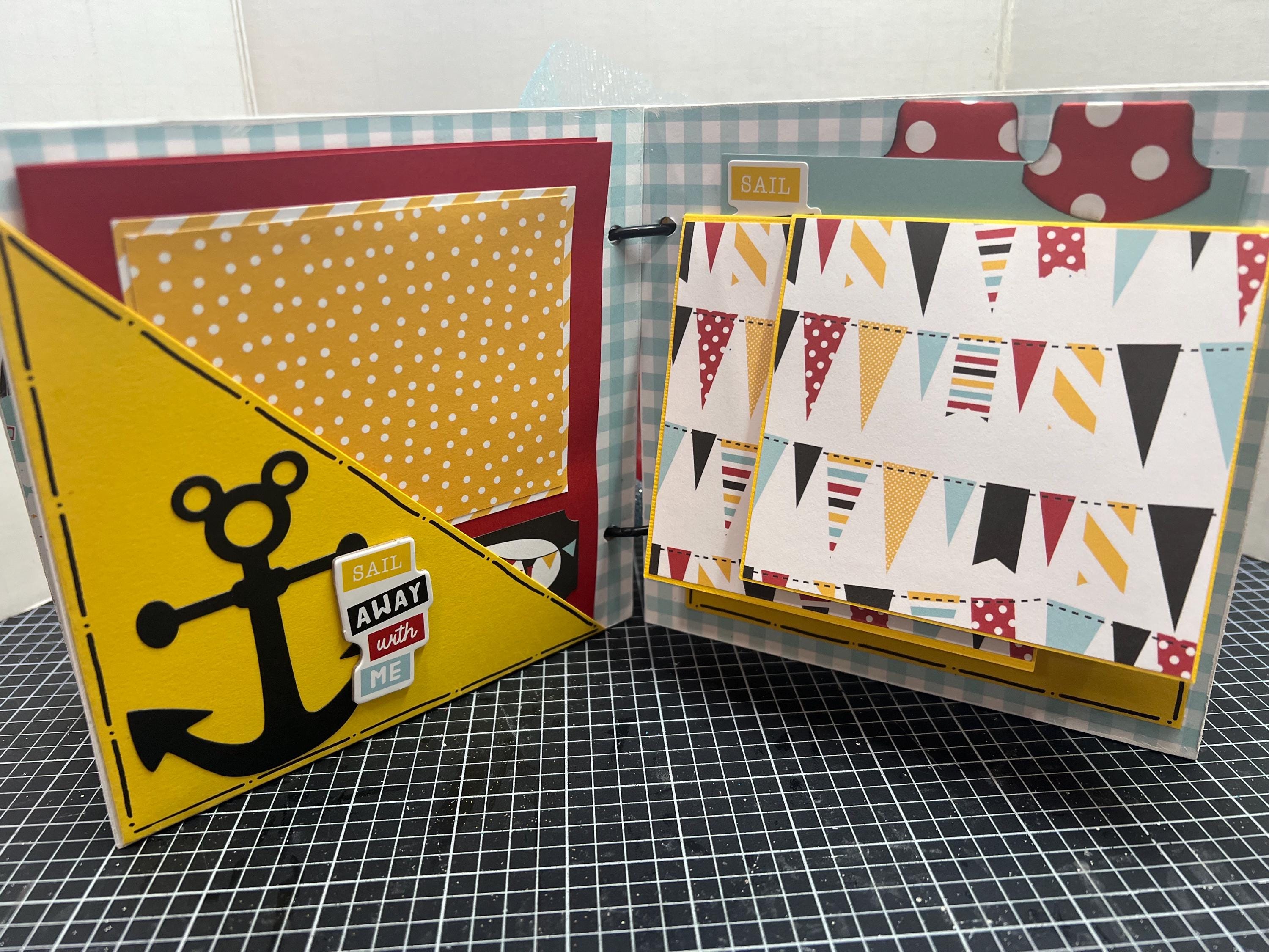 Disney Cruise Scrapbook Premade Pages Chipboard Book- 6 X 6 Scrapbook ...