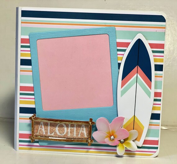 Scrapbooking Paper, Party & Kids beach vacation mini album Hawaii ...