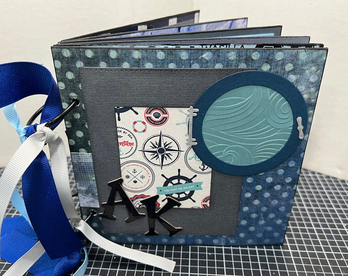 Alaskan Vacation Scrapbook Premade Pages Chipboard Book- 6 X 6 ...