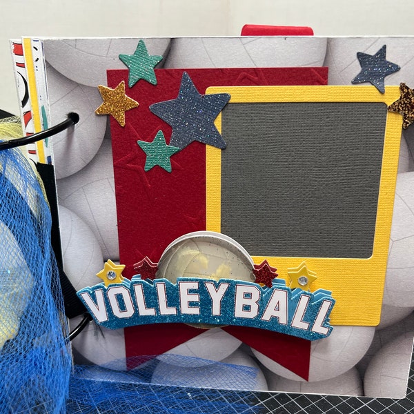 Volleyball Scrapbook Pages - Etsy