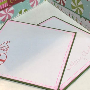 Christmas Mini Album Scrapbook Premade Pages Chipboard Book- 5 X 5 ...