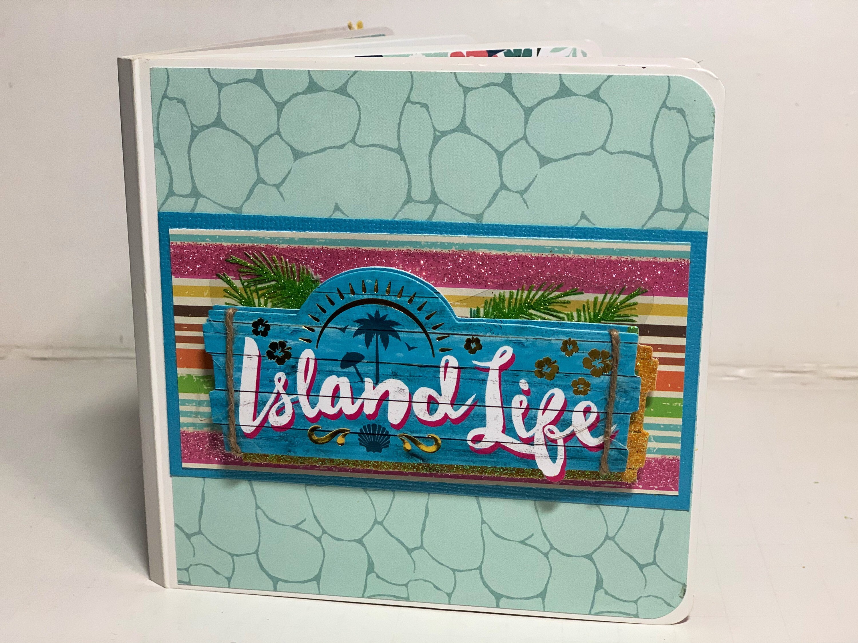 Albums & Journals Travel scrapbook Premade pages Chipboard vacation ...