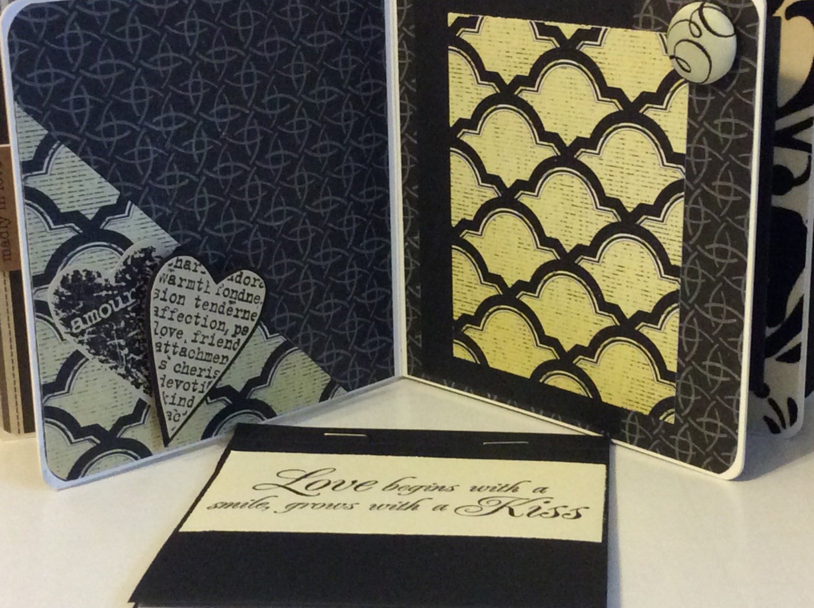 Love Scrapbook Romance Premade Pages Photo Album Board Book - Etsy