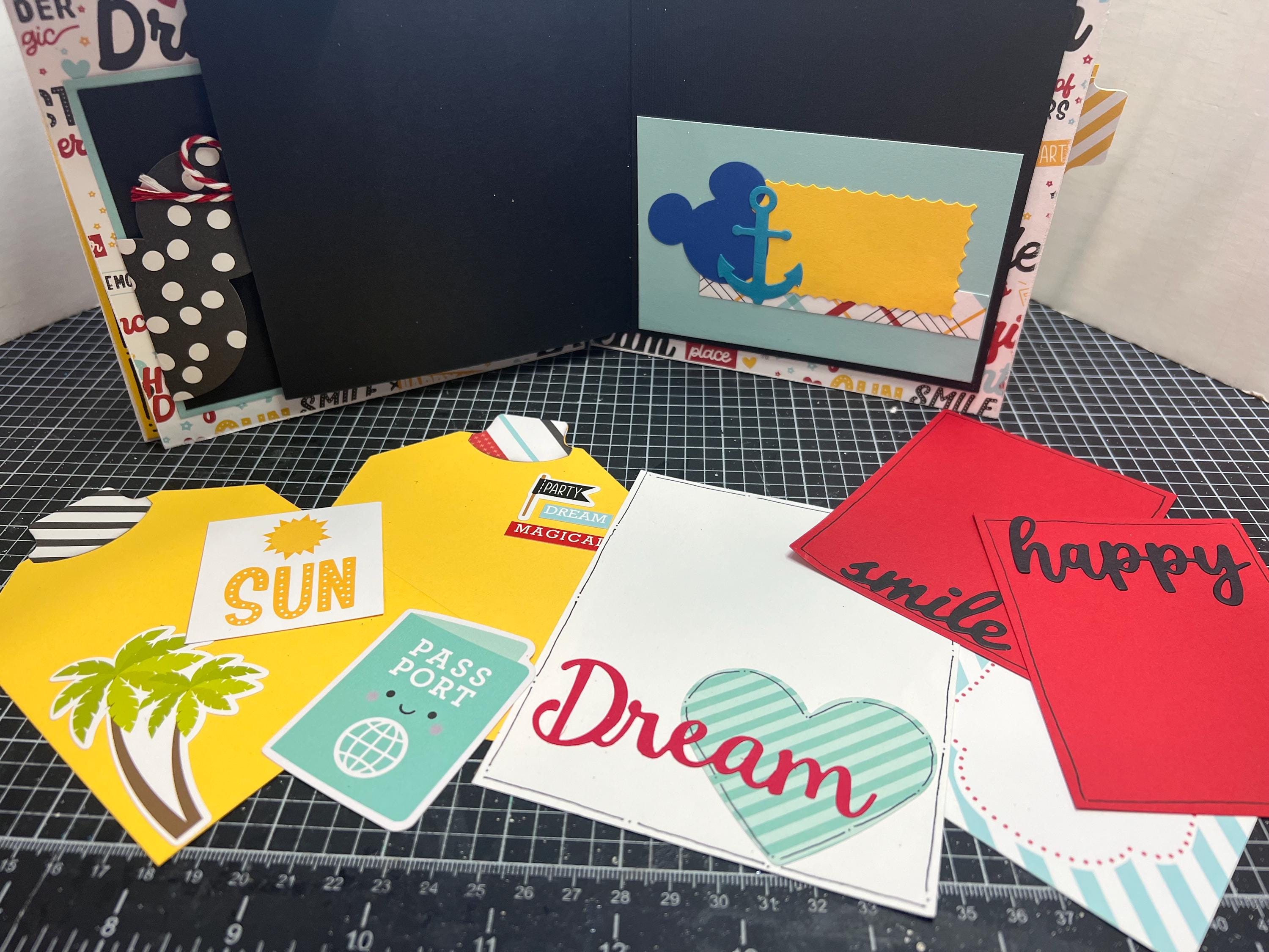 Disney Cruise Scrapbook Premade Pages Chipboard Book- 6 X 6 Scrapbook ...