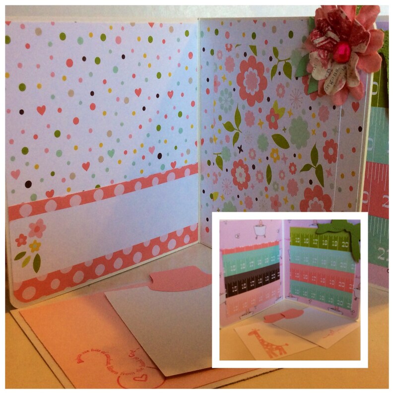 Baby Girl Scrapbook Premade Pages Album 5x5 Board Book baby Etsy