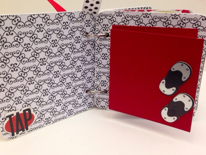 Tap Dance Scrapbook Chipboard Scrapbook Premade Brag Book Etsy