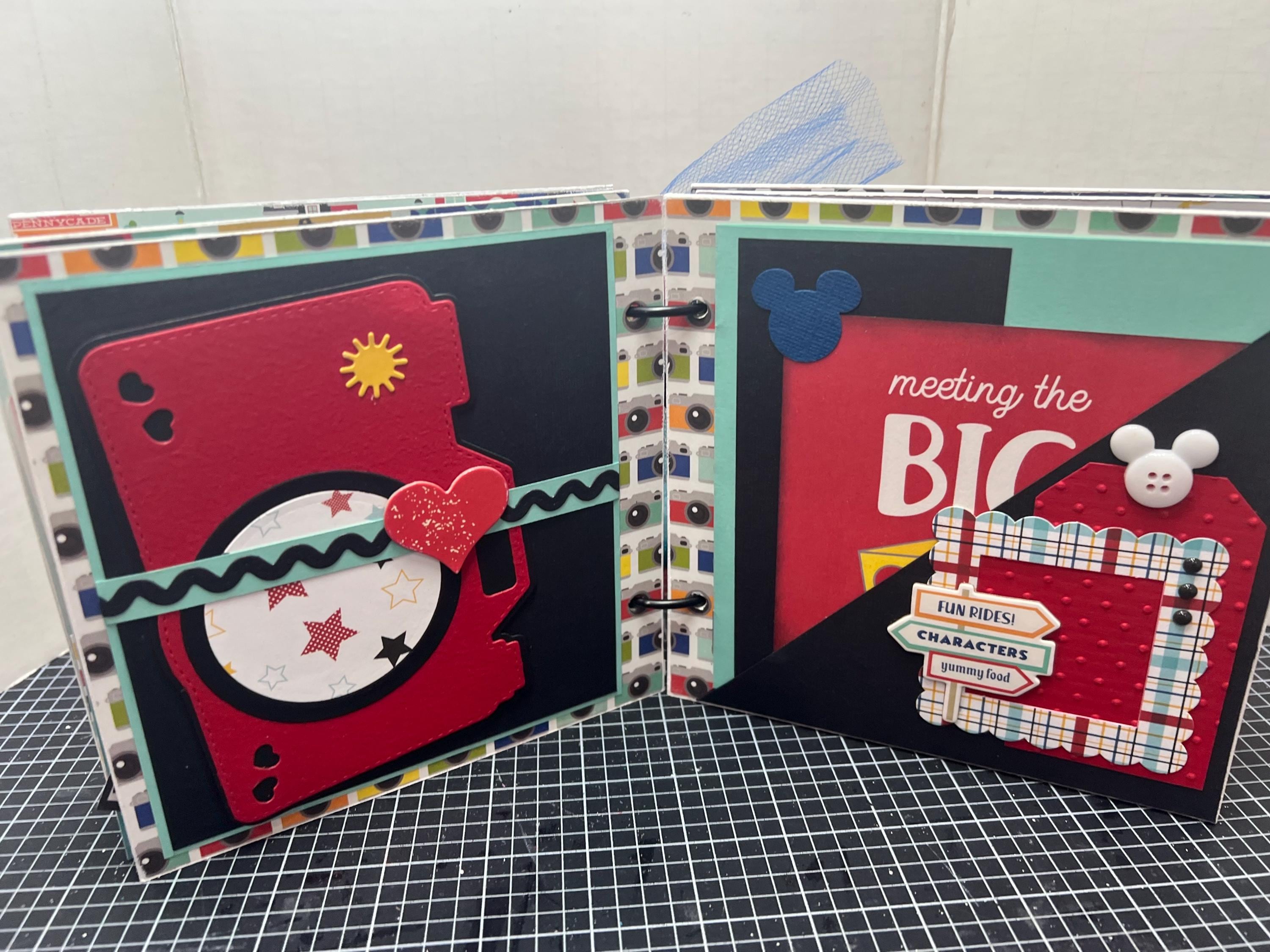 Disney Scrapbook Premade Pages Chipboard Book- 6 X 6 Scrapbook Album ...