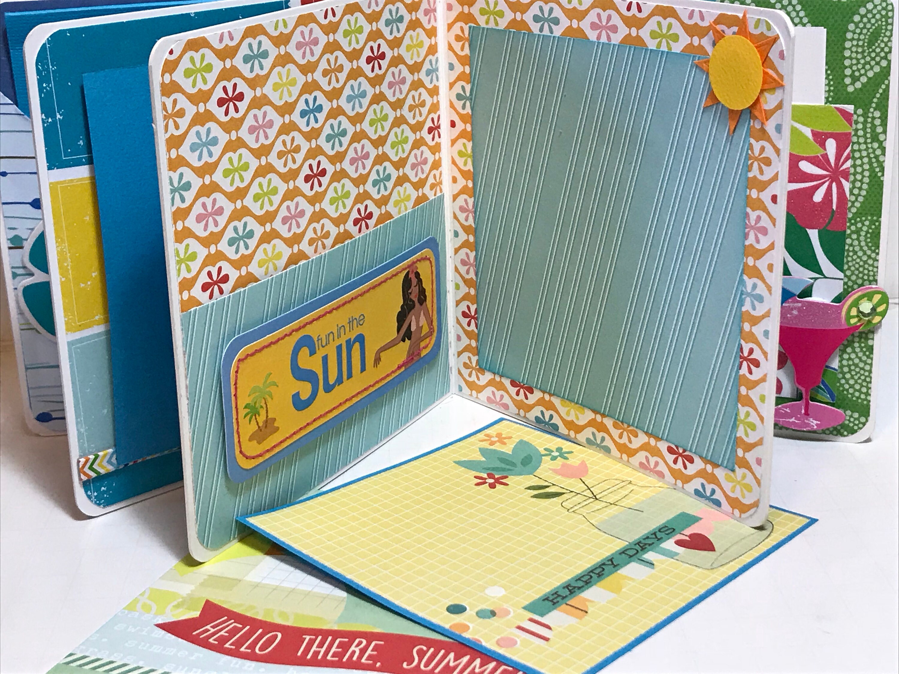 Hawaii scrapbook Premade pages chipboard book 5x5 album Etsy