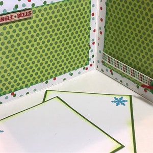 Christmas Mini Album Scrapbook Premade Pages Chipboard Book- 5 X 5 ...