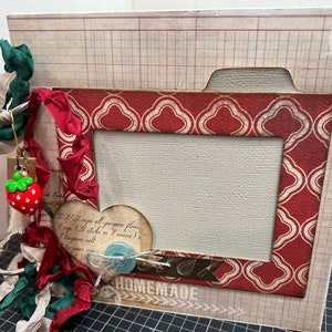 Baker Scrapbook chipboard mini album Recipe Book