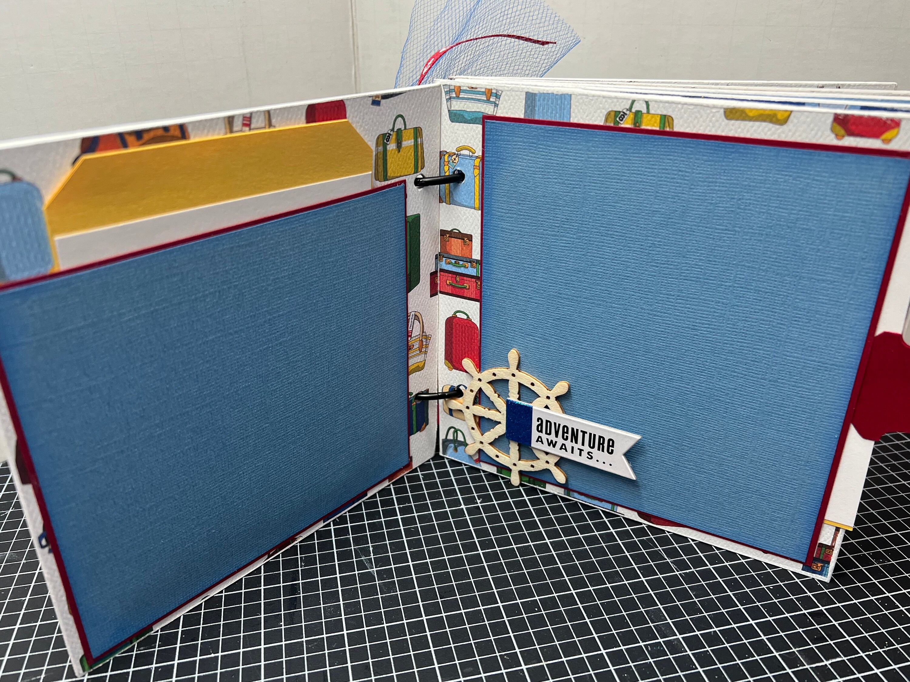 Cruise Scrapbook Premade Pages Chipboard Book- 6 X 6 Scrapbook Album ...