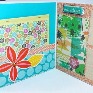 Vacation Scrapbook Premade Pages Chipboard Hawaii Beach - 8 X 8 Summer ...