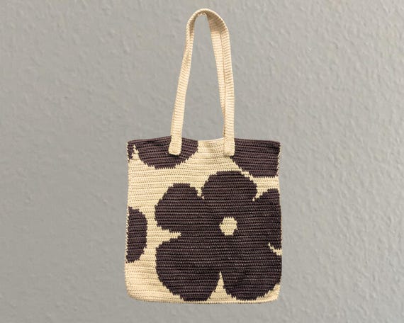 Vilma Flower Tote Bag PDF Crochet Pattern