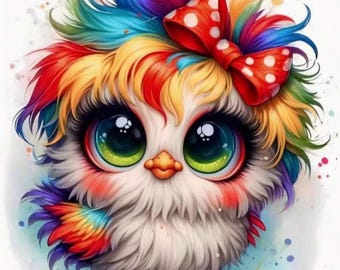 Pittura a diamante 5D Gufo Carino Animale Cartone Animato Colorato Strass Fatto a Mano Pittura Decorativa Fai da Te