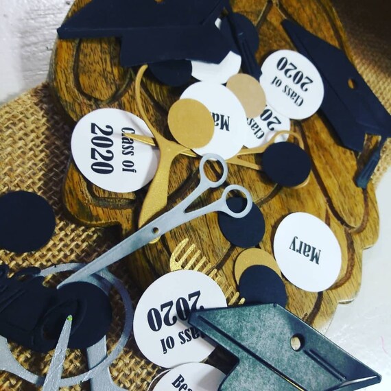 300 Beauty School Graduation Confetti Barber Graduation