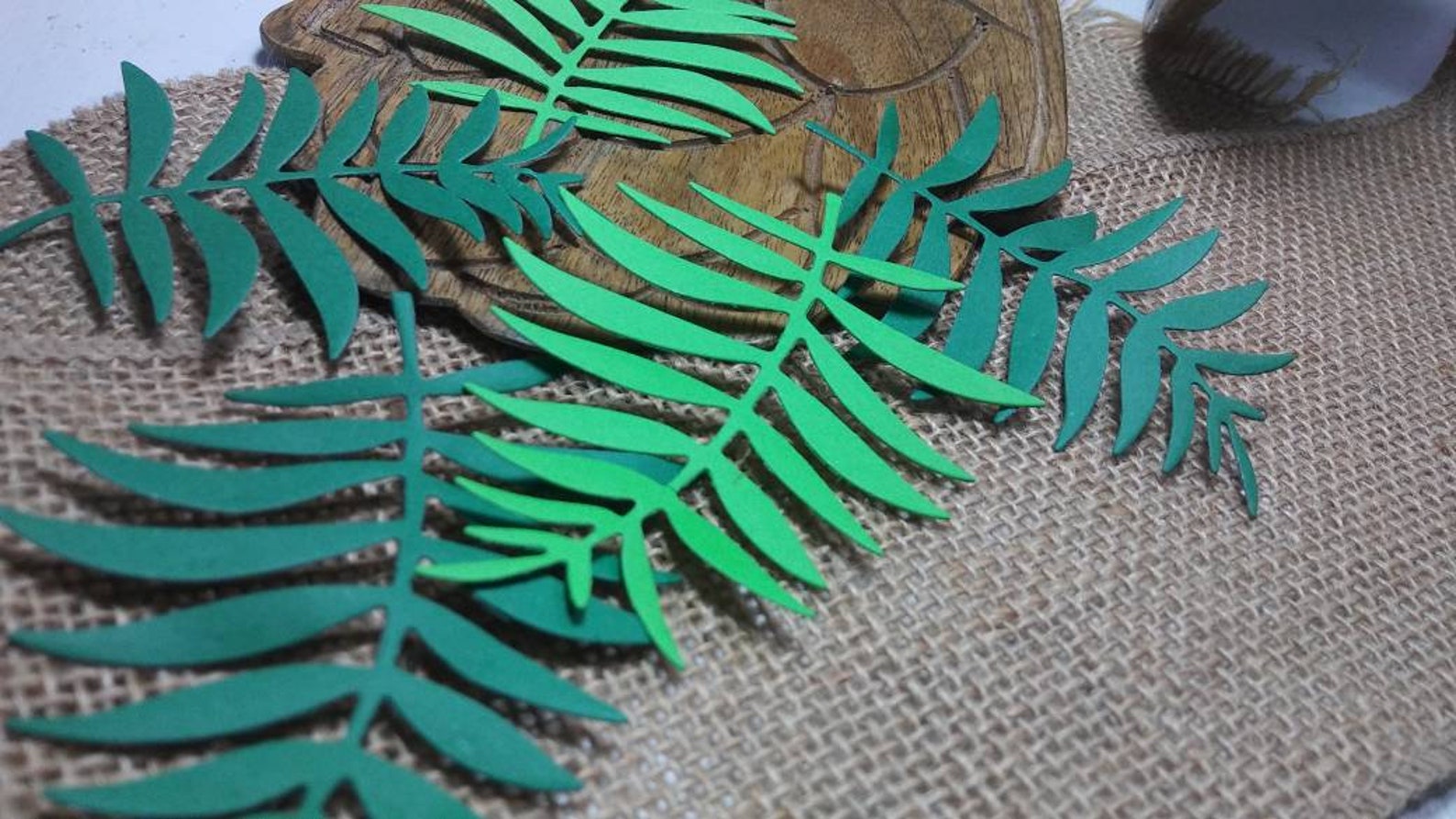 20 Fern Confetti Fern Party Decorations Wedding Birthday - Etsy