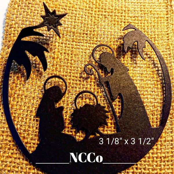 Nativity Die Cut Etsy