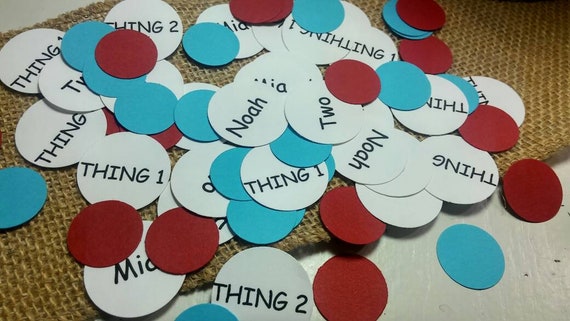 300 Personalize Circle Confetti Twin Birthday Birthday Baby Etsy
