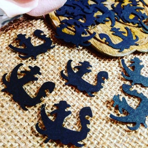 100 Venetian Gondola, Boat Confetti, Scrapbooking, Embellishments, Die cut, Cutout