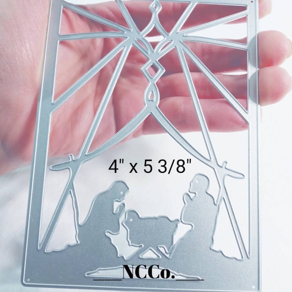 Nativity Die Cut Etsy