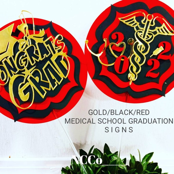 Medical School Graduation Centerpiece Etsy