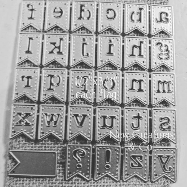 Letter Die Cuts Etsy