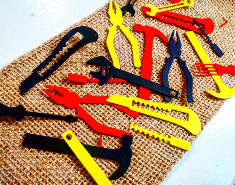 100 Construction Tool Confetti Birthday Party Decorations Construction Birthday