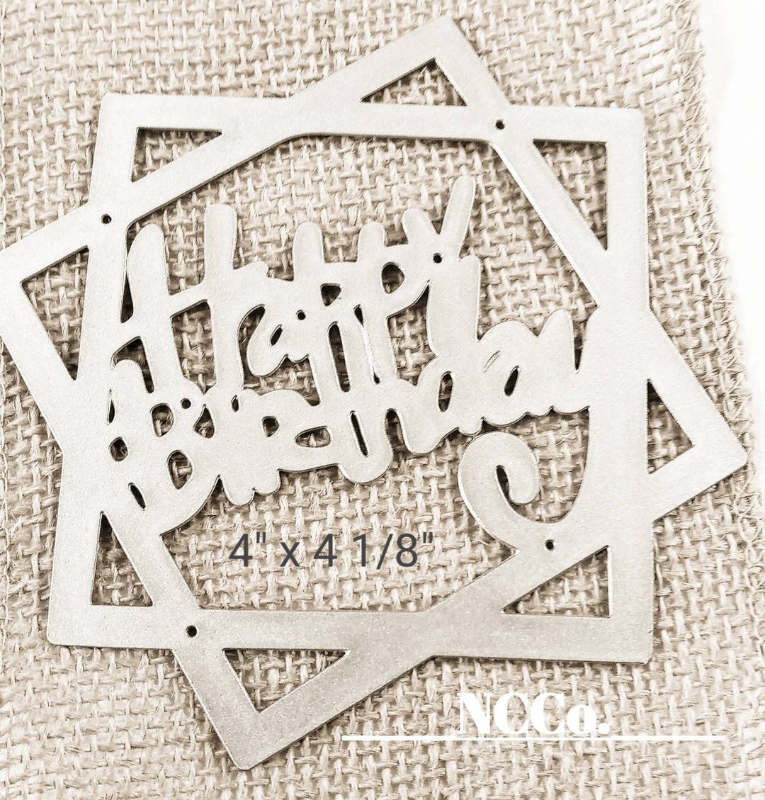 thumbnail image 2 of Happy Birthday Gift Metal Die Cuts, Happy Birthday Gift Cutting Dies Cut Stencils 2 of 12